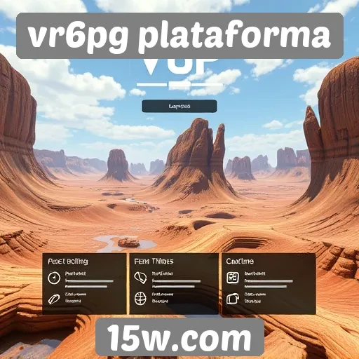 Interface do usuário do vr6pg plataforma e sua navegação